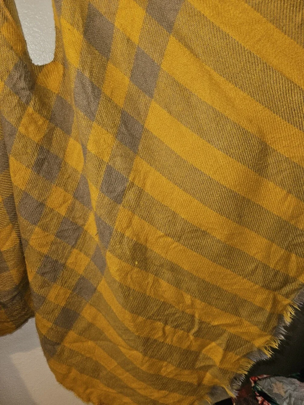 Vintage Womans Plaid Vest One Size